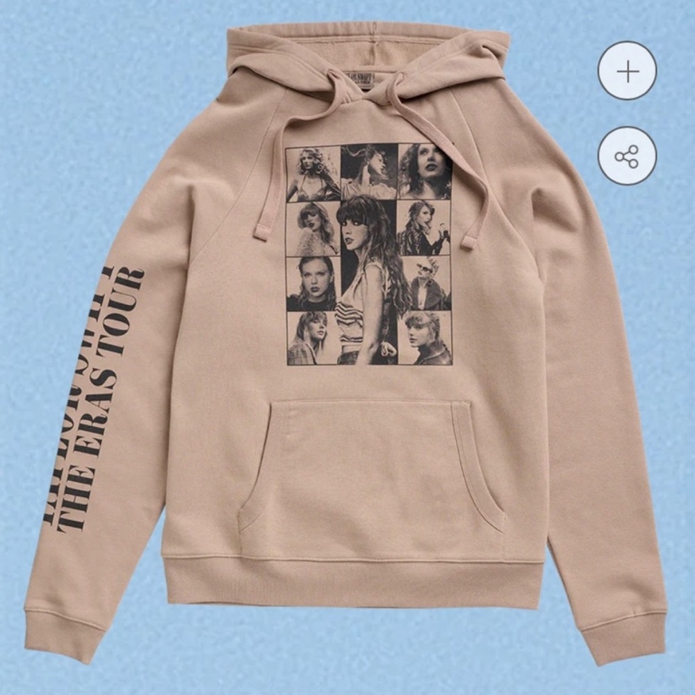 Sold out until Dec - Eras tour taupe hoodie